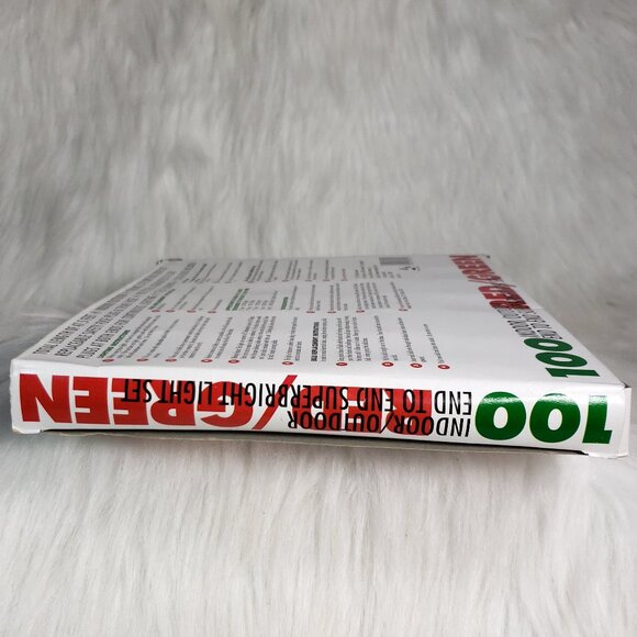 Vintage Indoor/Outdoor Christmas Lights 100 End to End Superbright 1996 - Picture 5 of 5